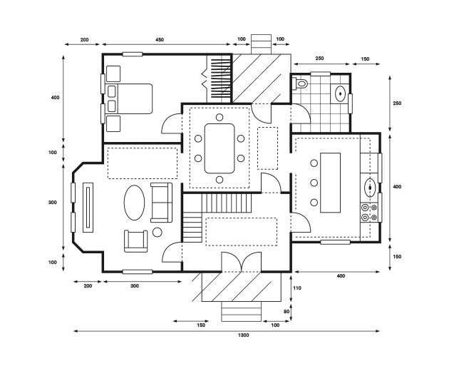 Μηχανική Σχεδίαση Εσωτερικόυ σπιτιού